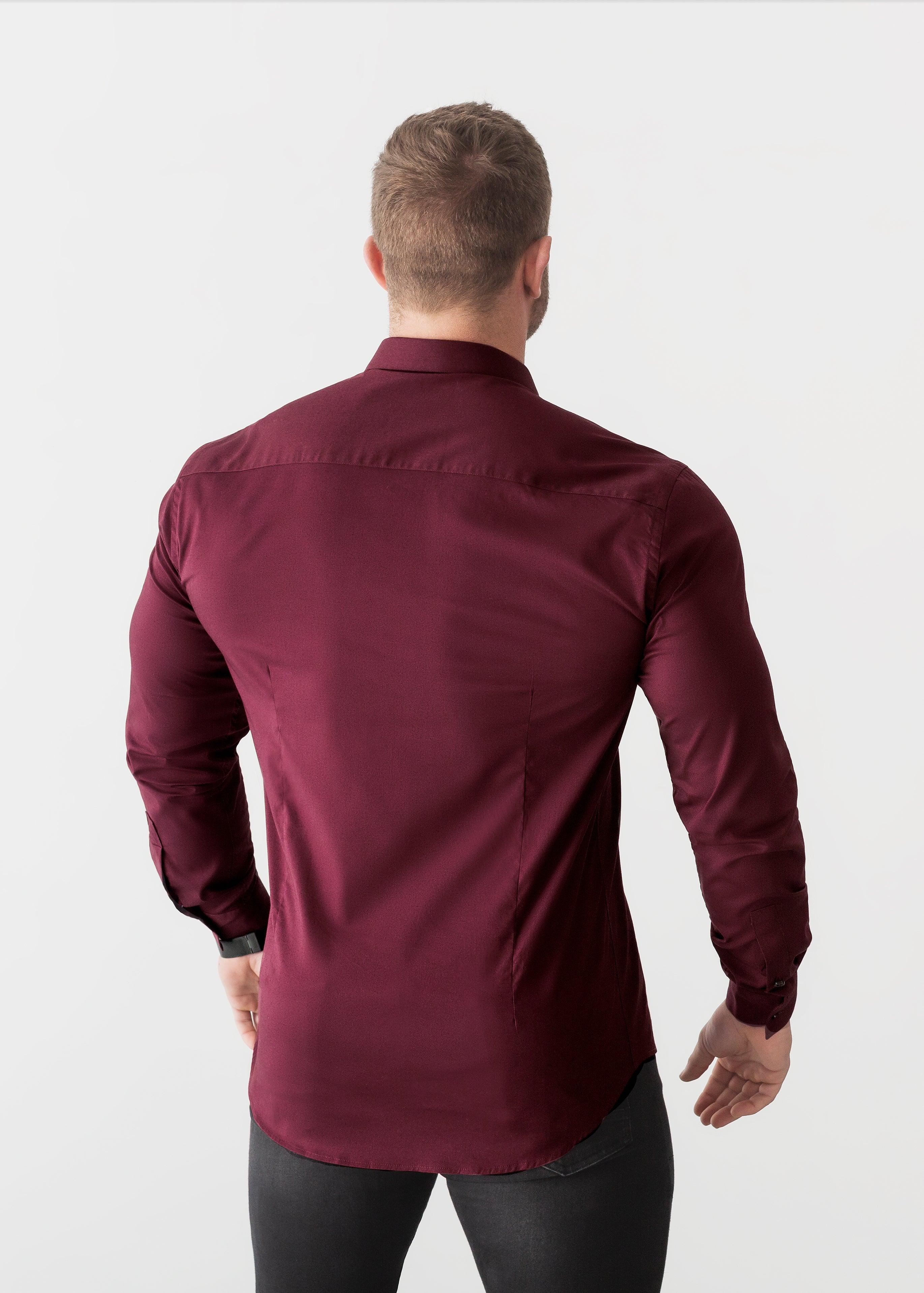 Burgundy Vittorini Fit Shirt