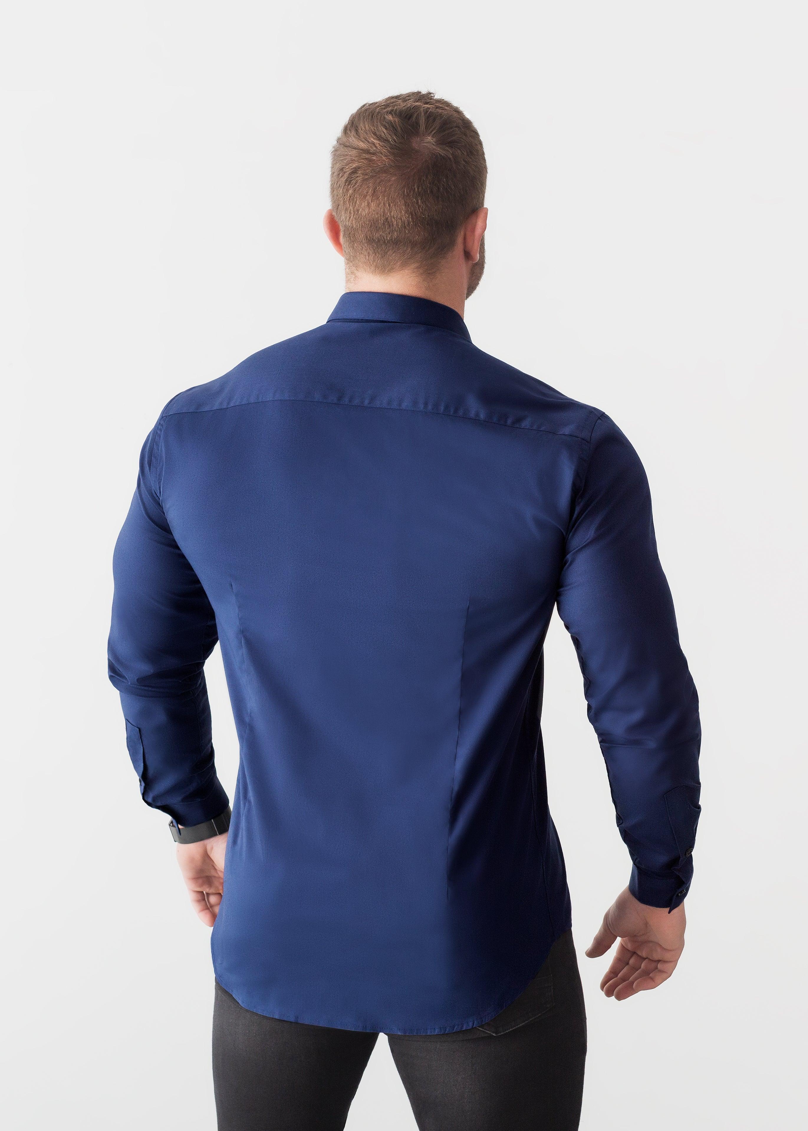 Navy Vittorini Fit Shirt