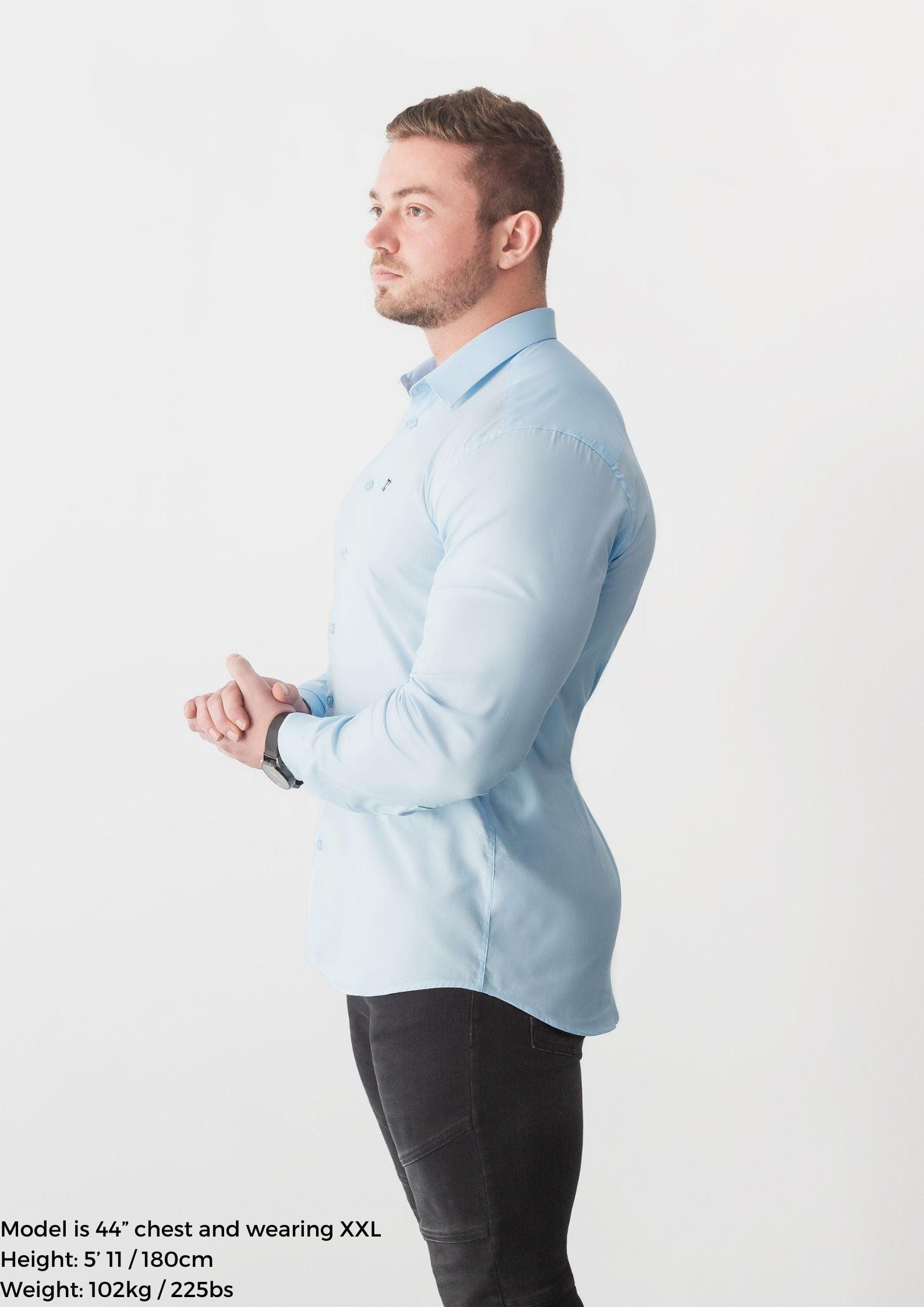 Light Blue Vittorini Fit Shirt
