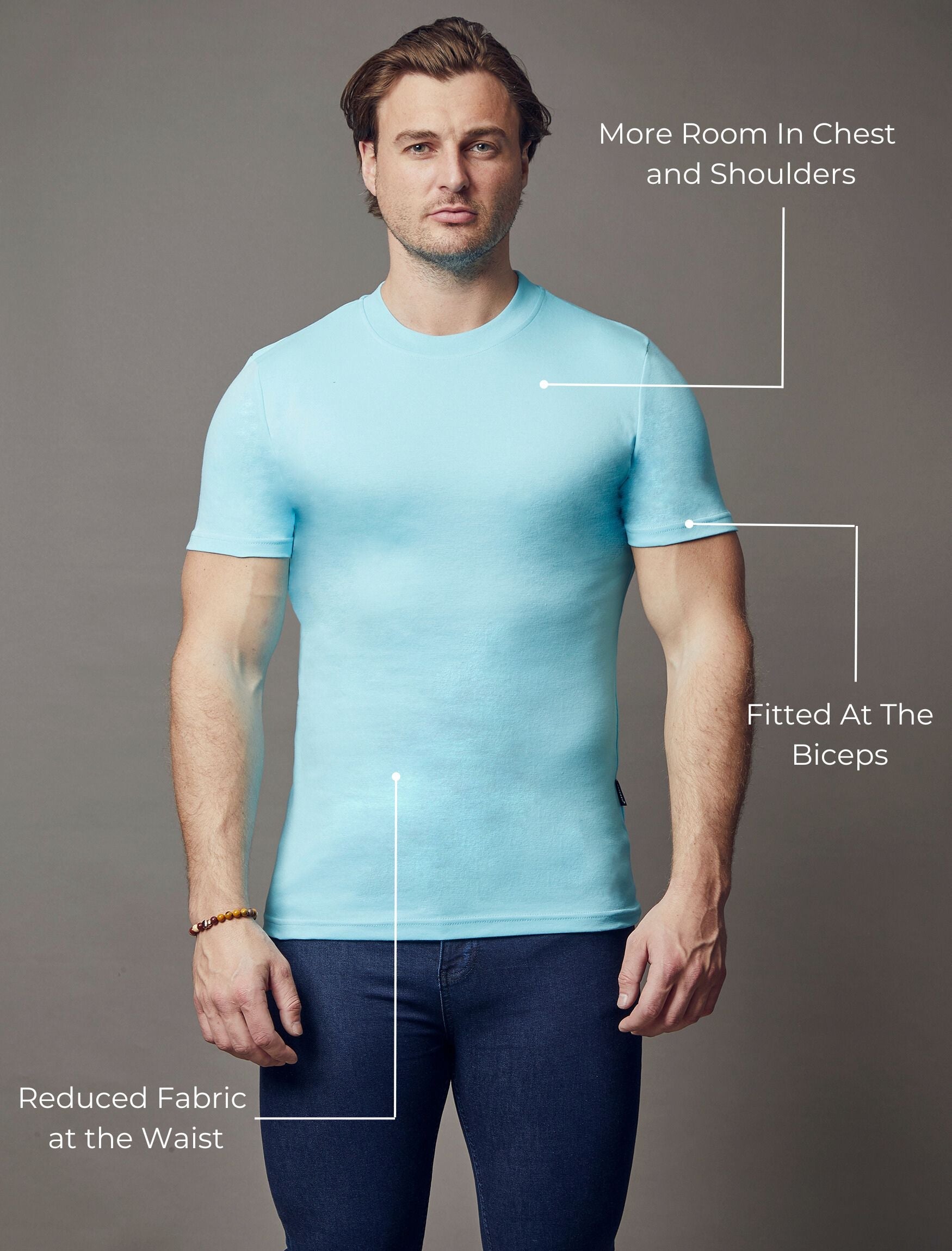 Turquoise Vittorini Fit T-Shirt