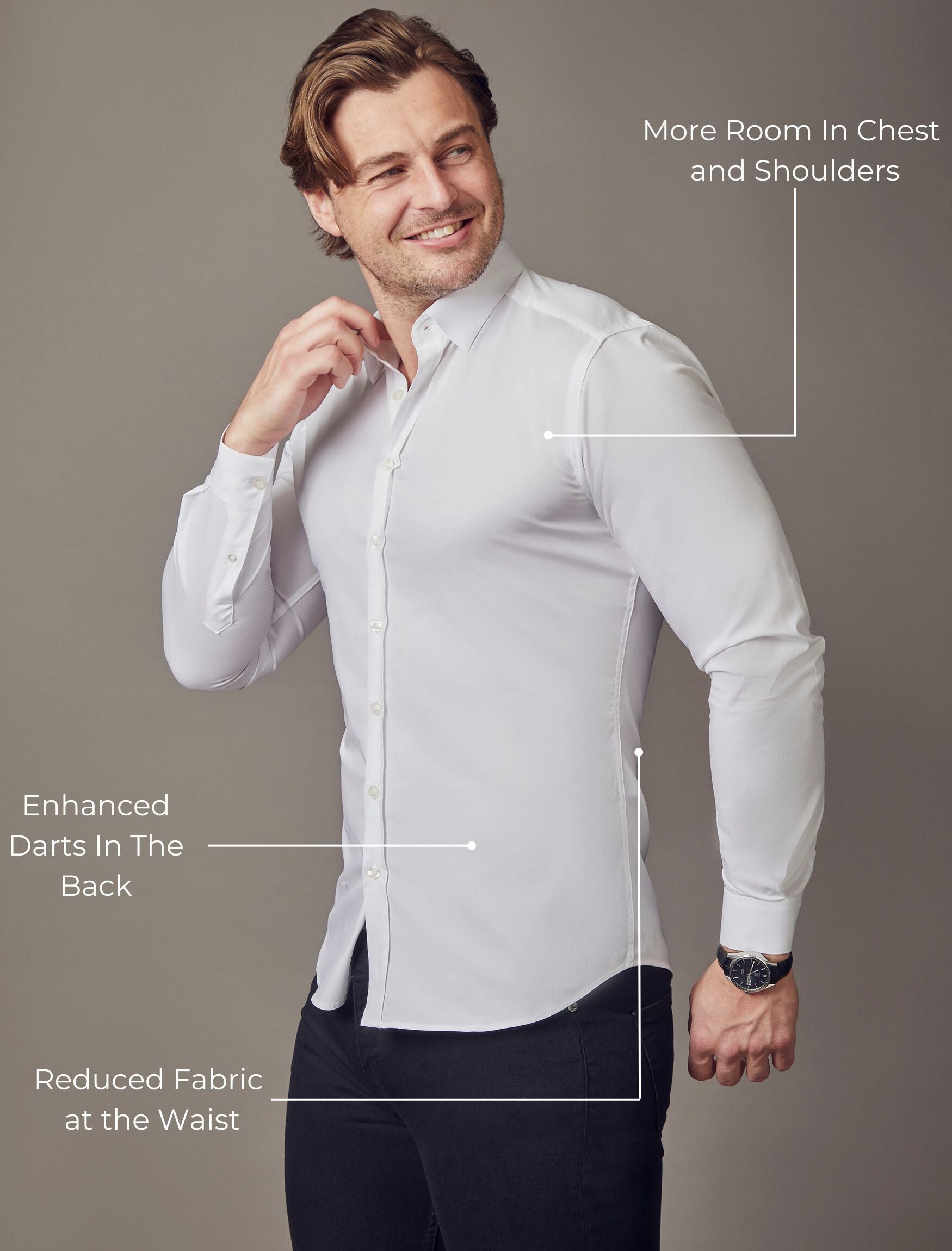 White Vittorini Fit Shirt