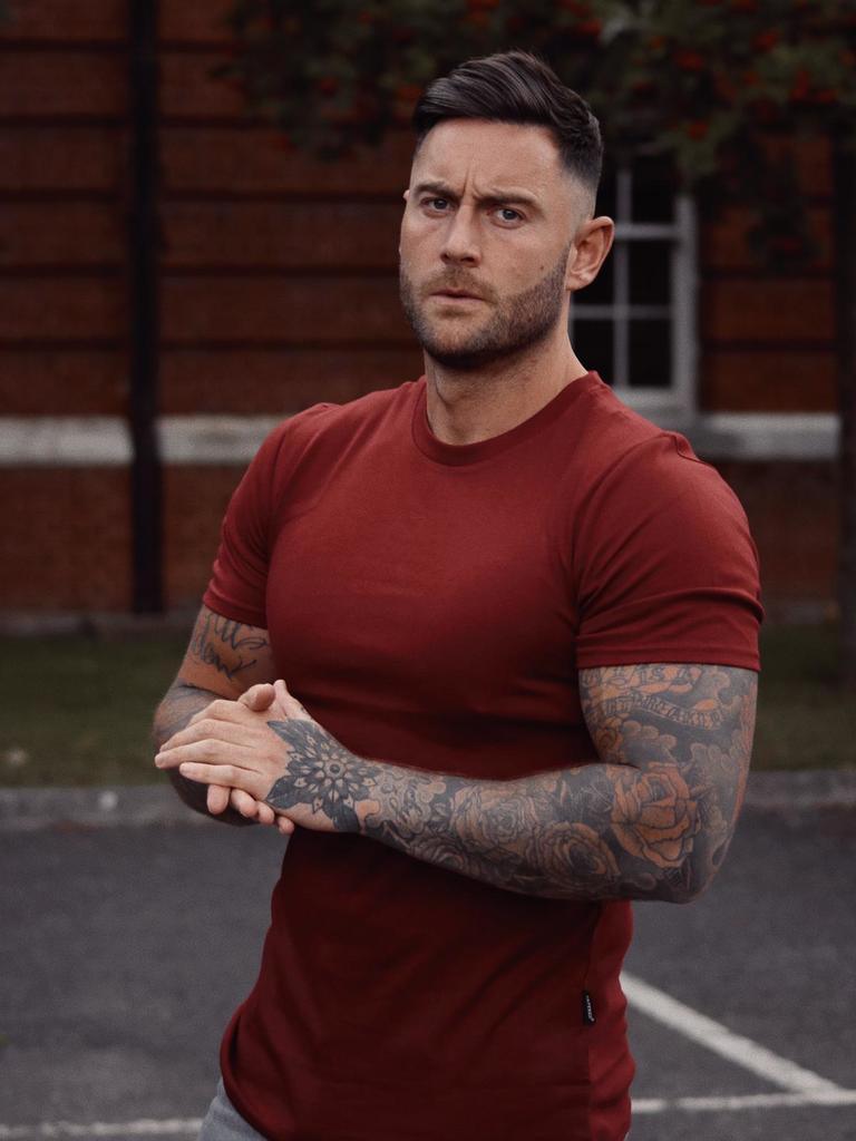 Burgundy Vittorini Fit T-Shirt