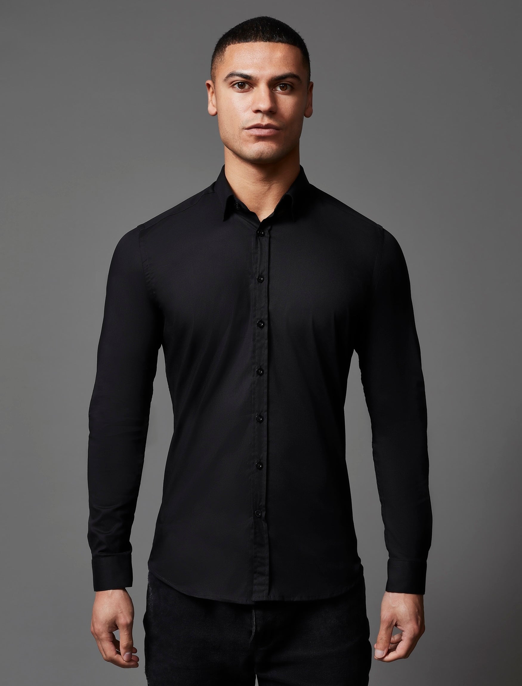Black Vittorini Fit Shirt