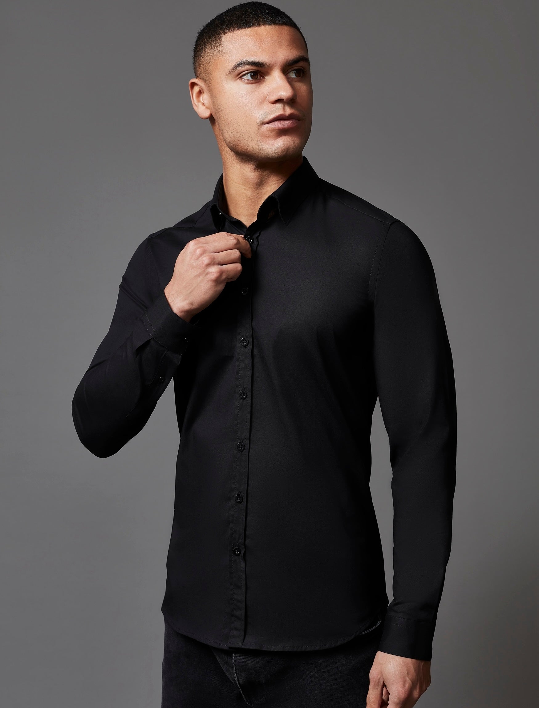 Black Vittorini Fit Shirt