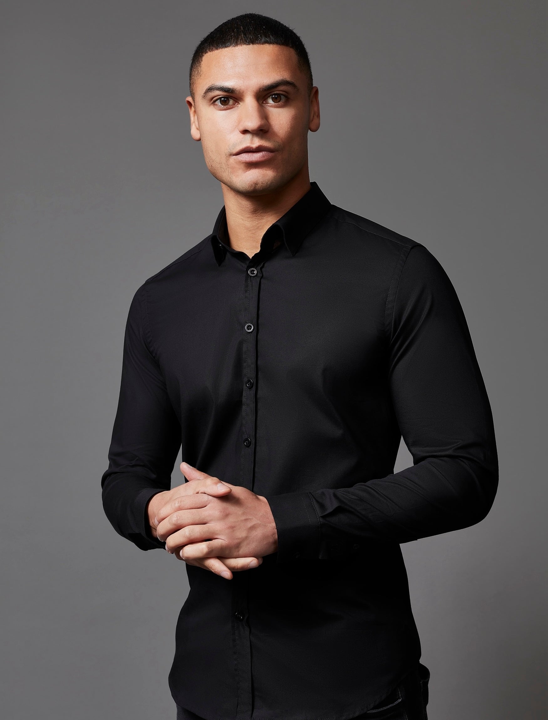 Black Vittorini Fit Shirt