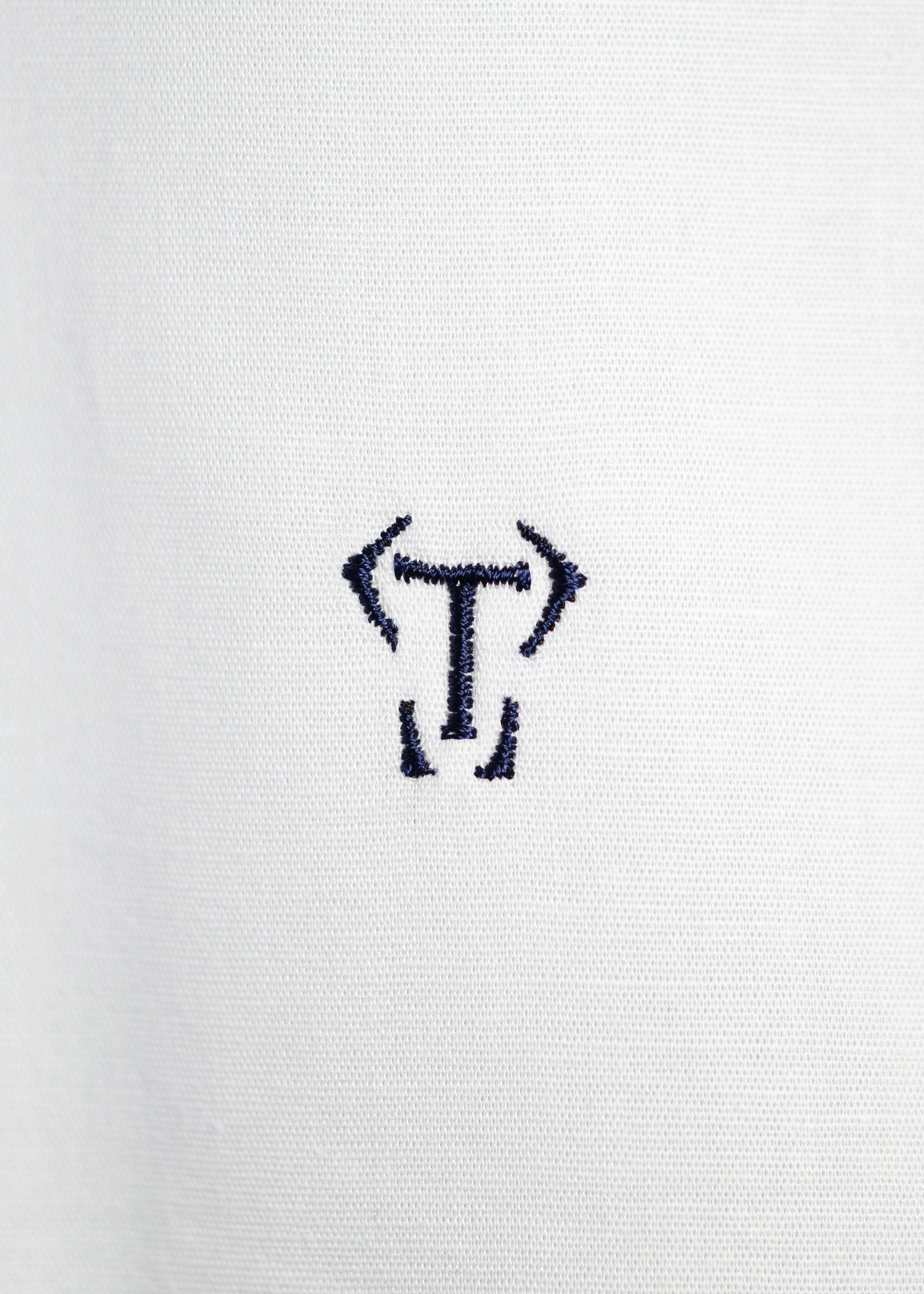 White Short Sleeve Vittorini Fit Shirt