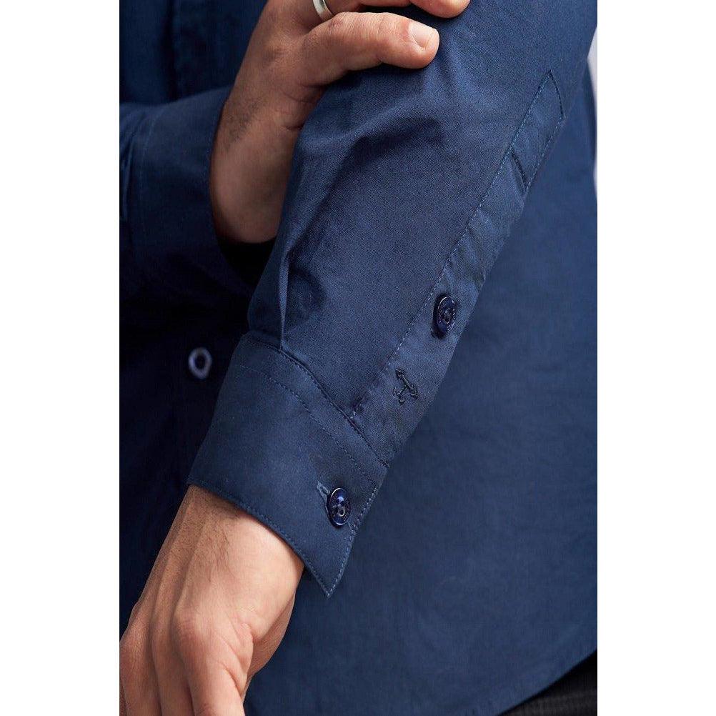 Navy Vittorini Fit Shirt