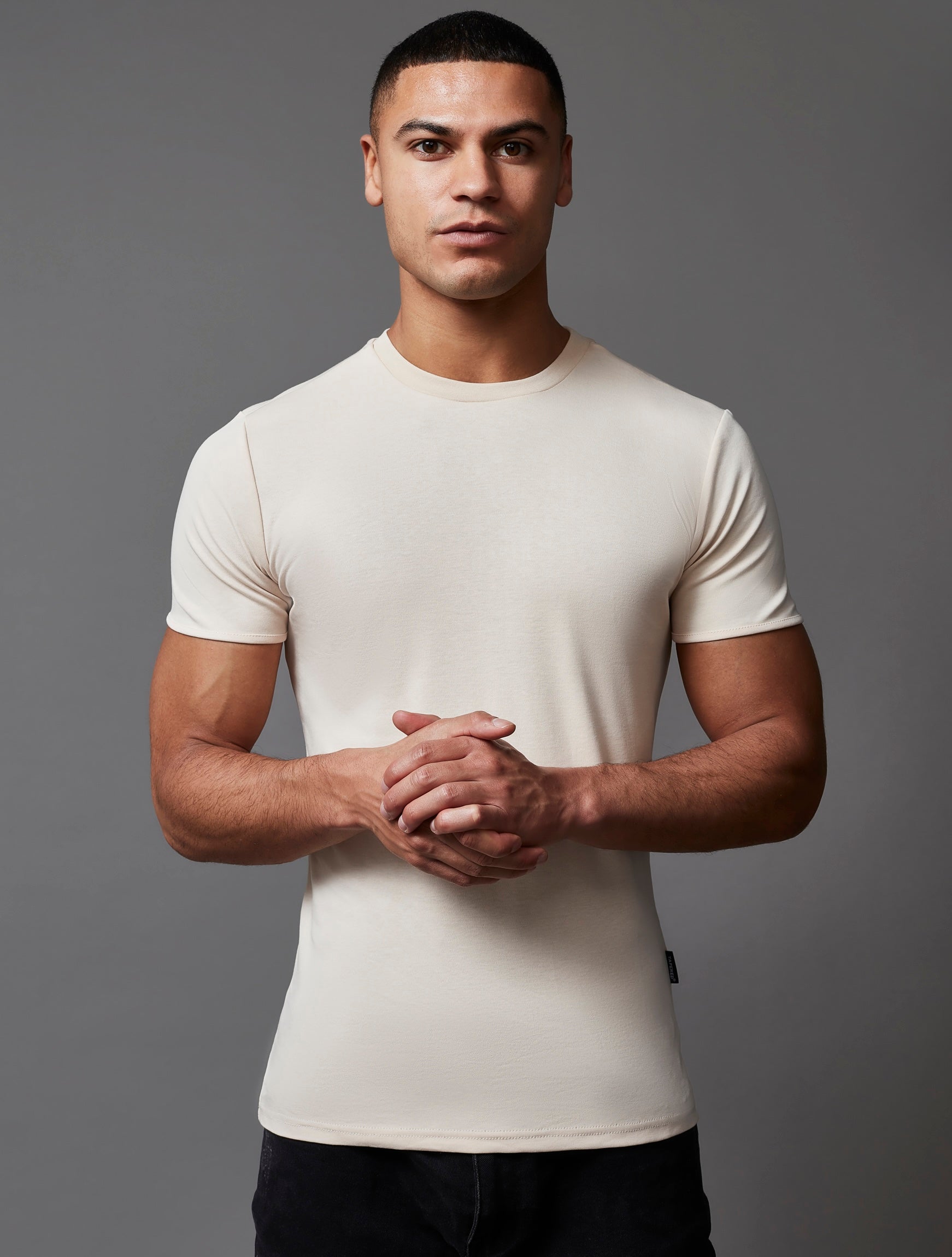 Beige Vittorini Fit T-Shirt