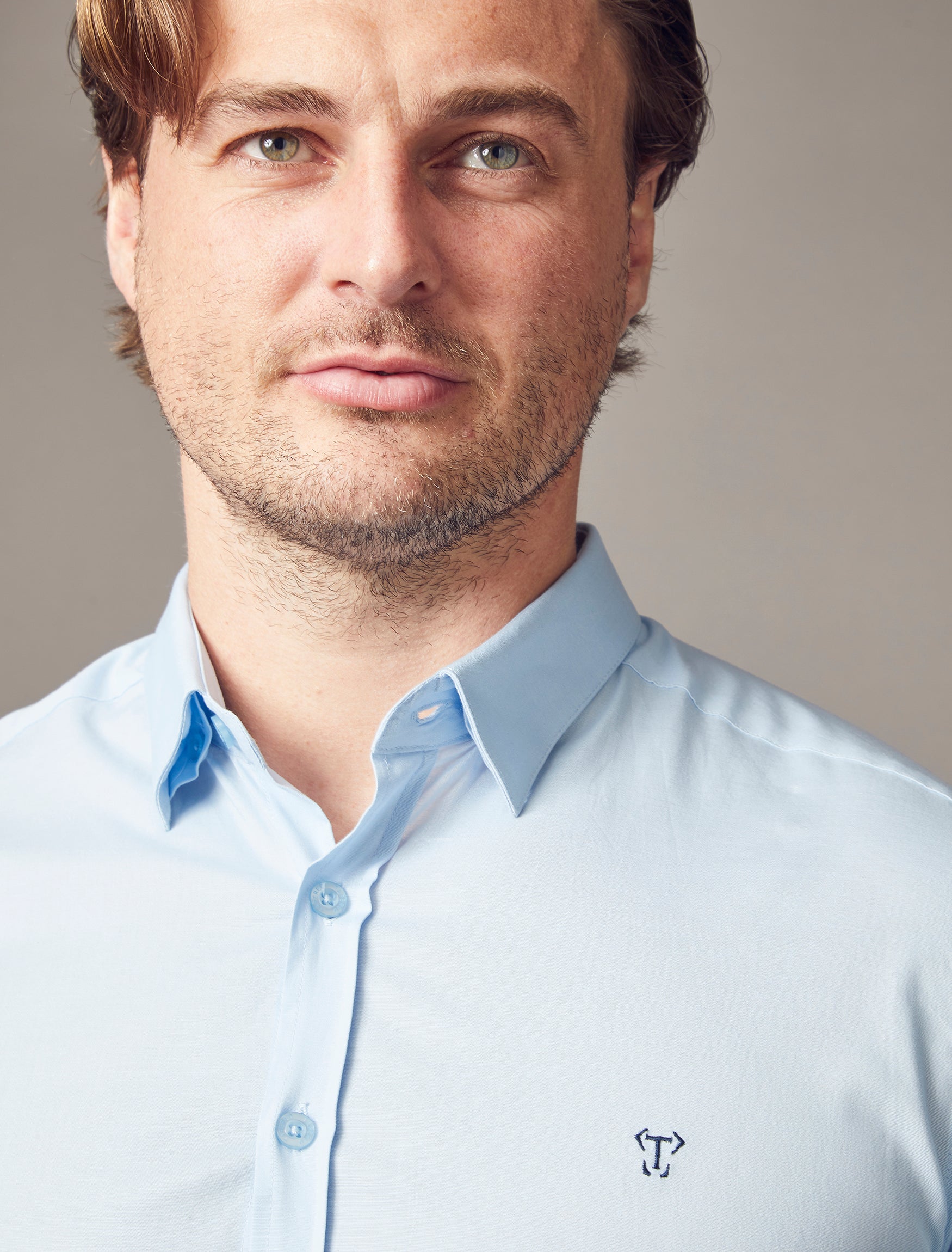 Light Blue Vittorini Fit Shirt