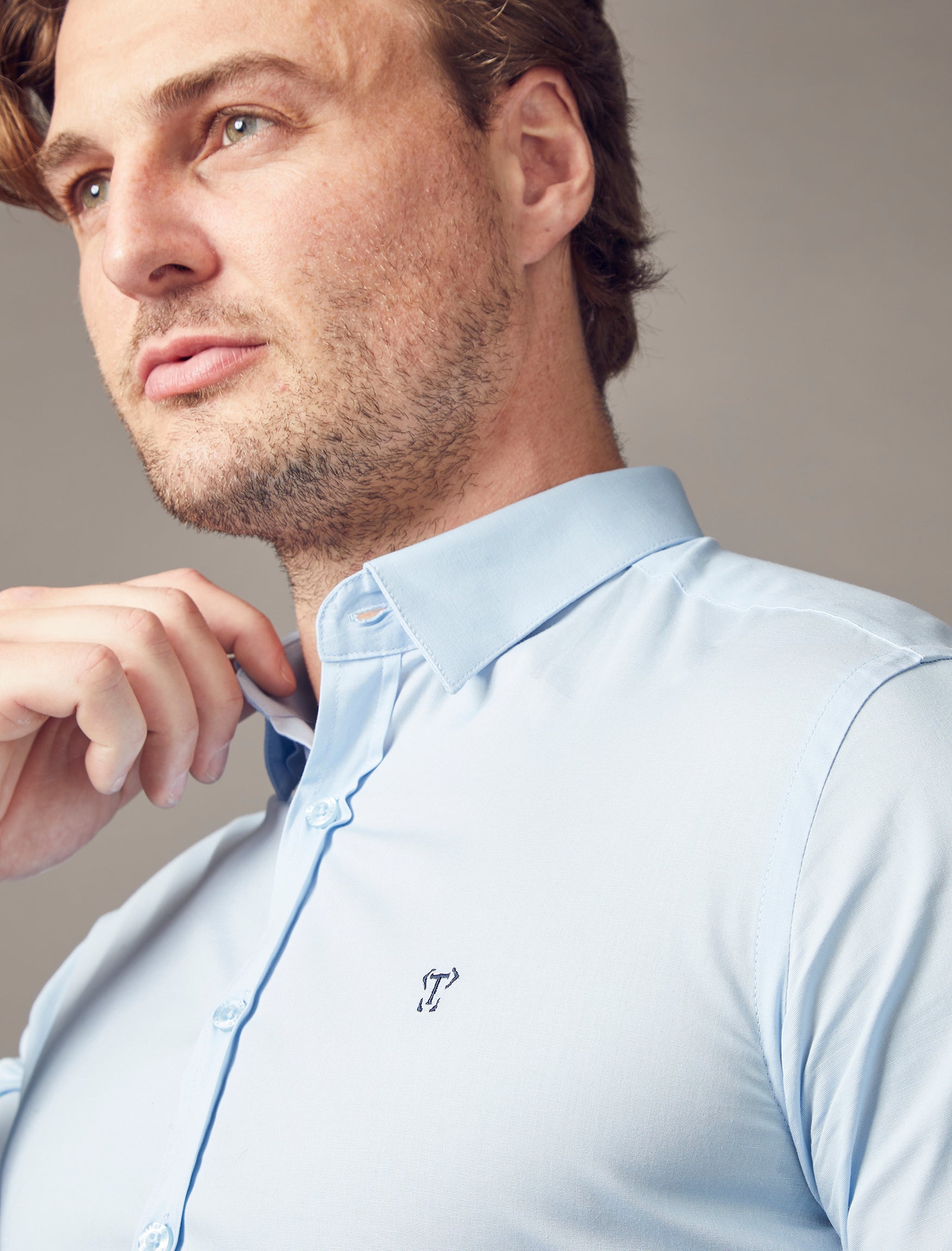 Light Blue Vittorini Fit Shirt