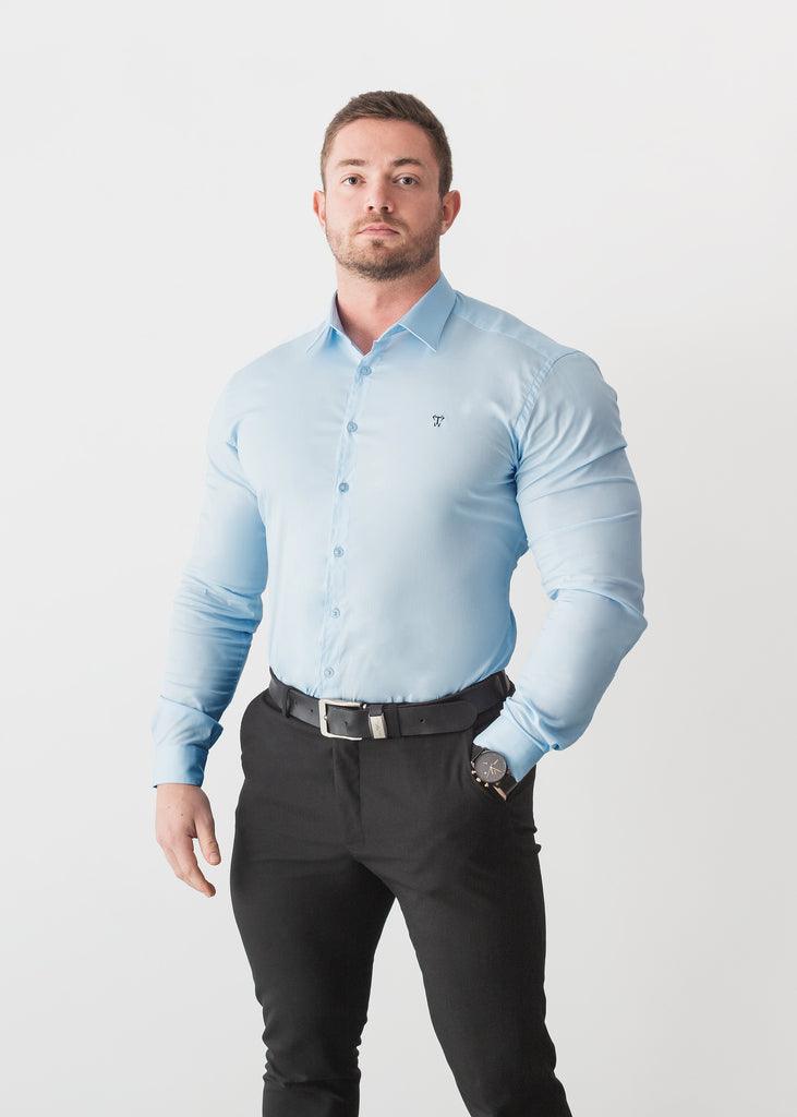 Light Blue Vittorini Fit Shirt