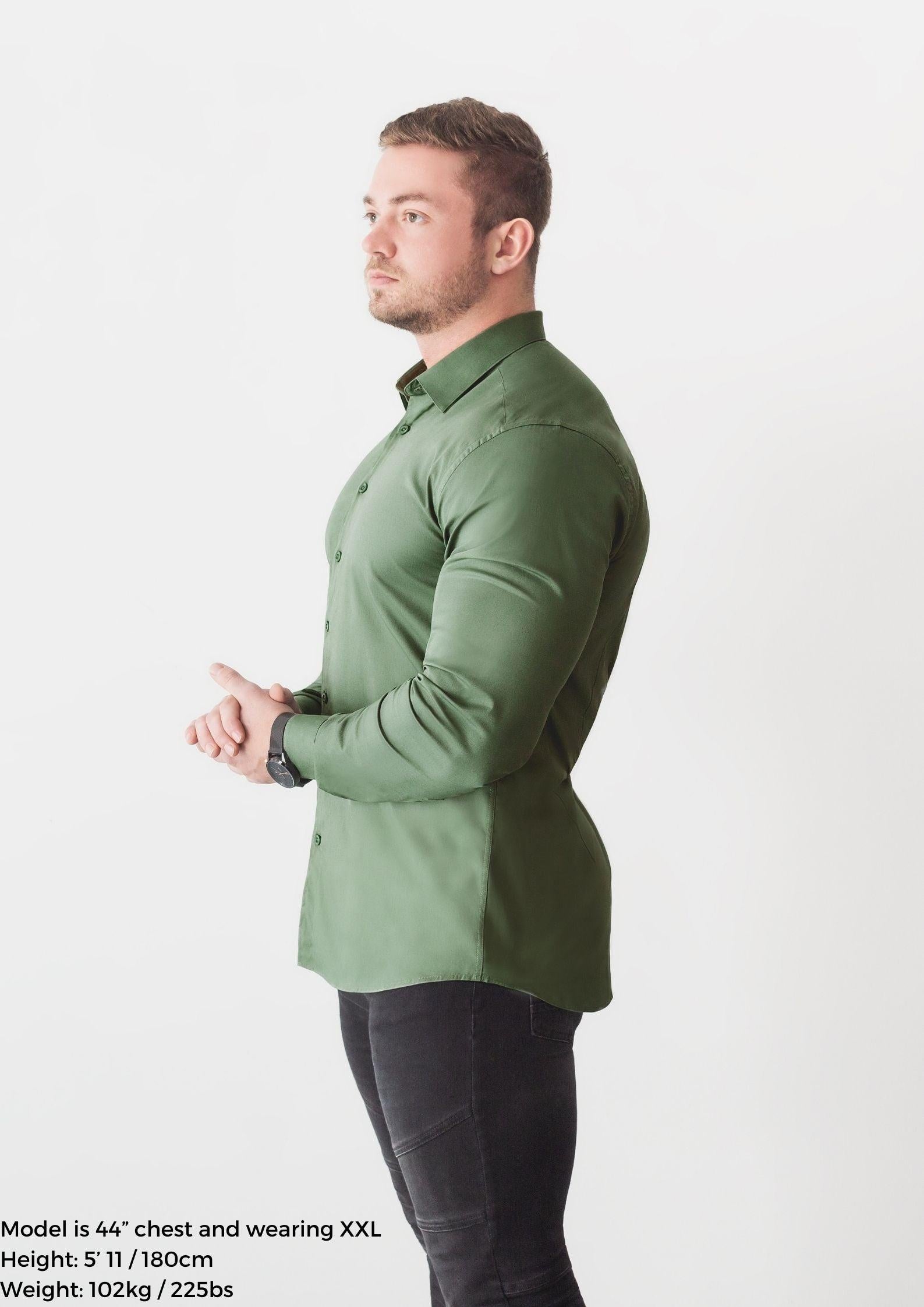 Olive Vittorini Fit Shirt