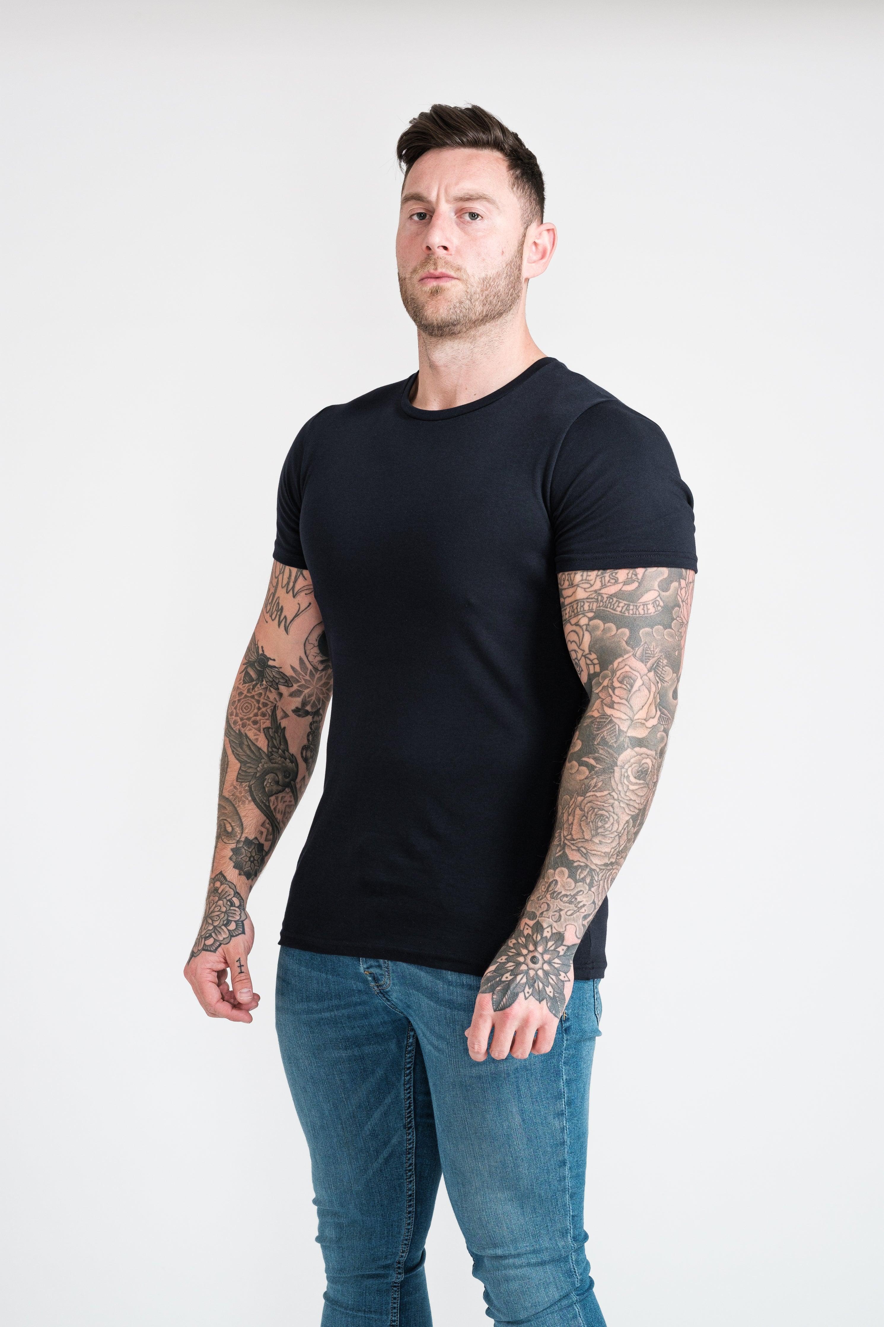 Navy Vittorini Fit T-Shirt