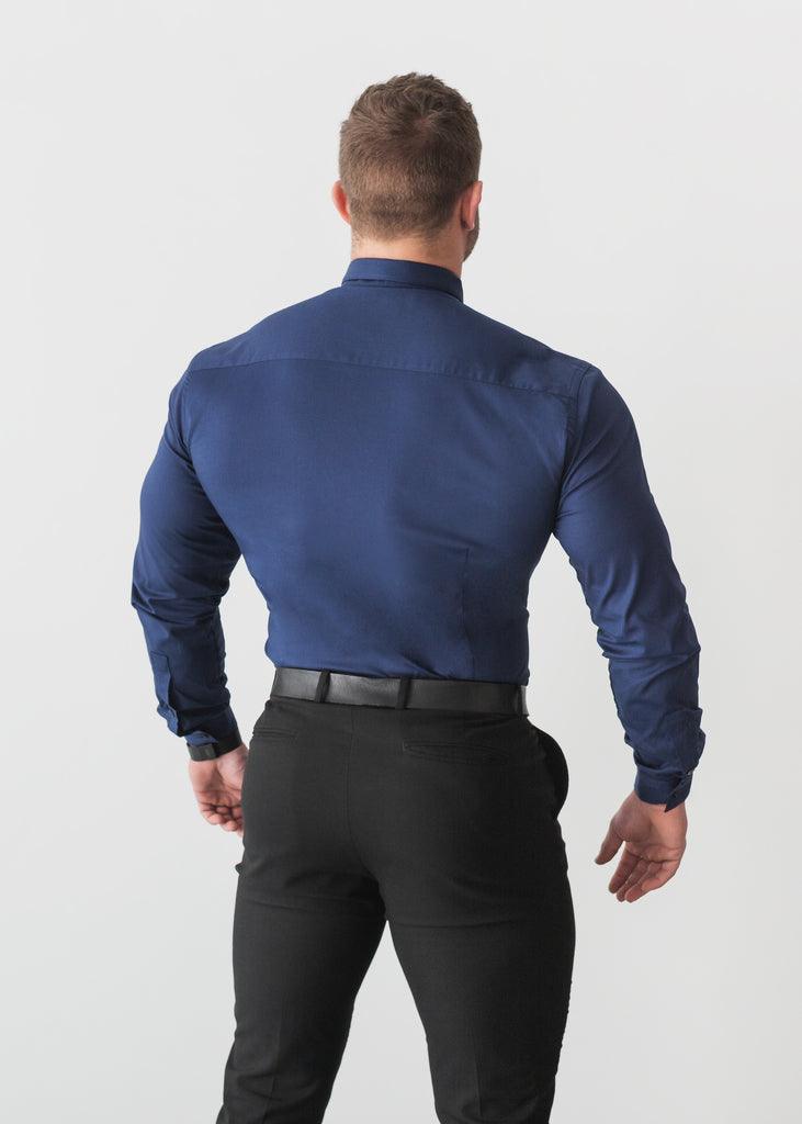 Navy Vittorini Fit Shirt