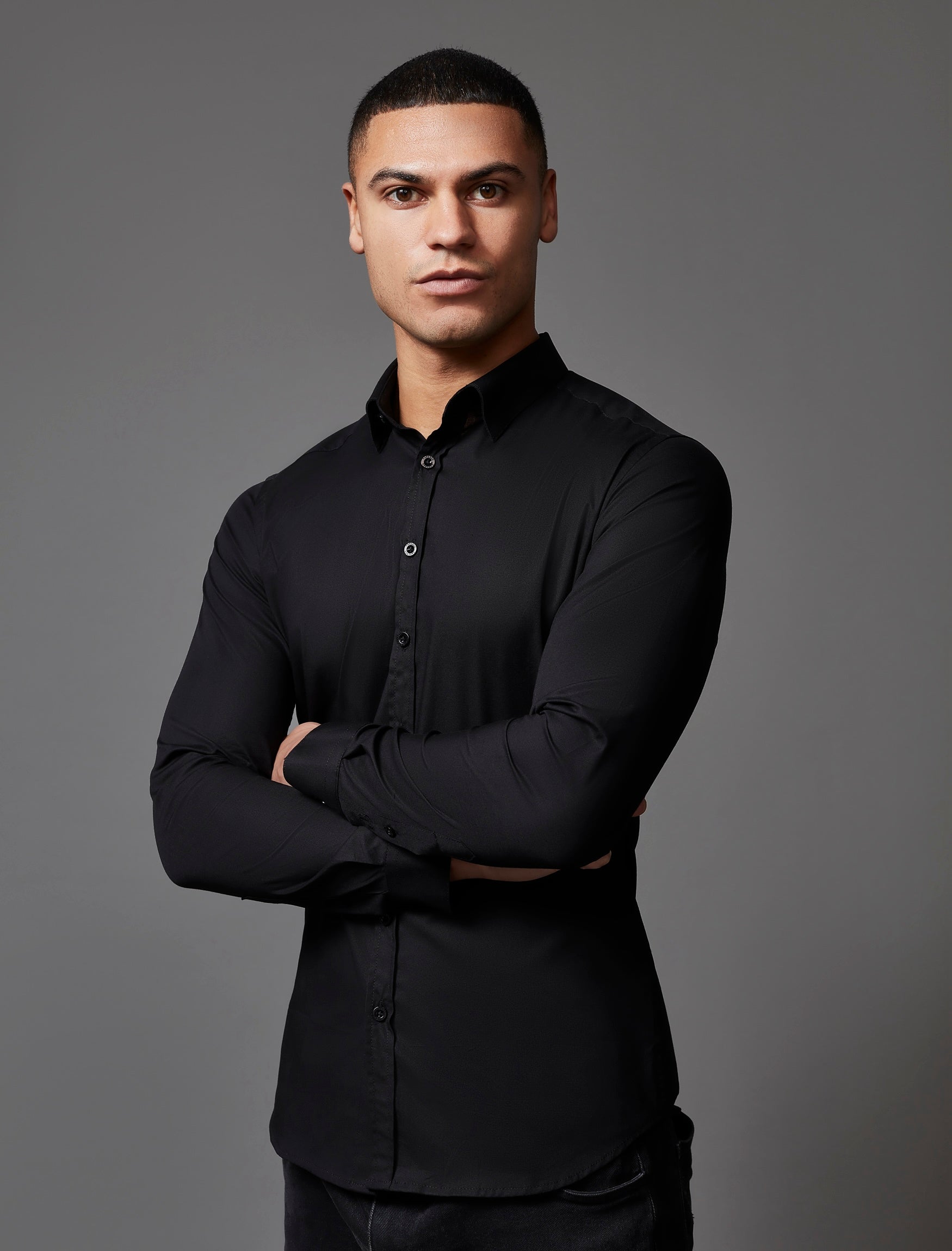 Black Vittorini Fit Shirt