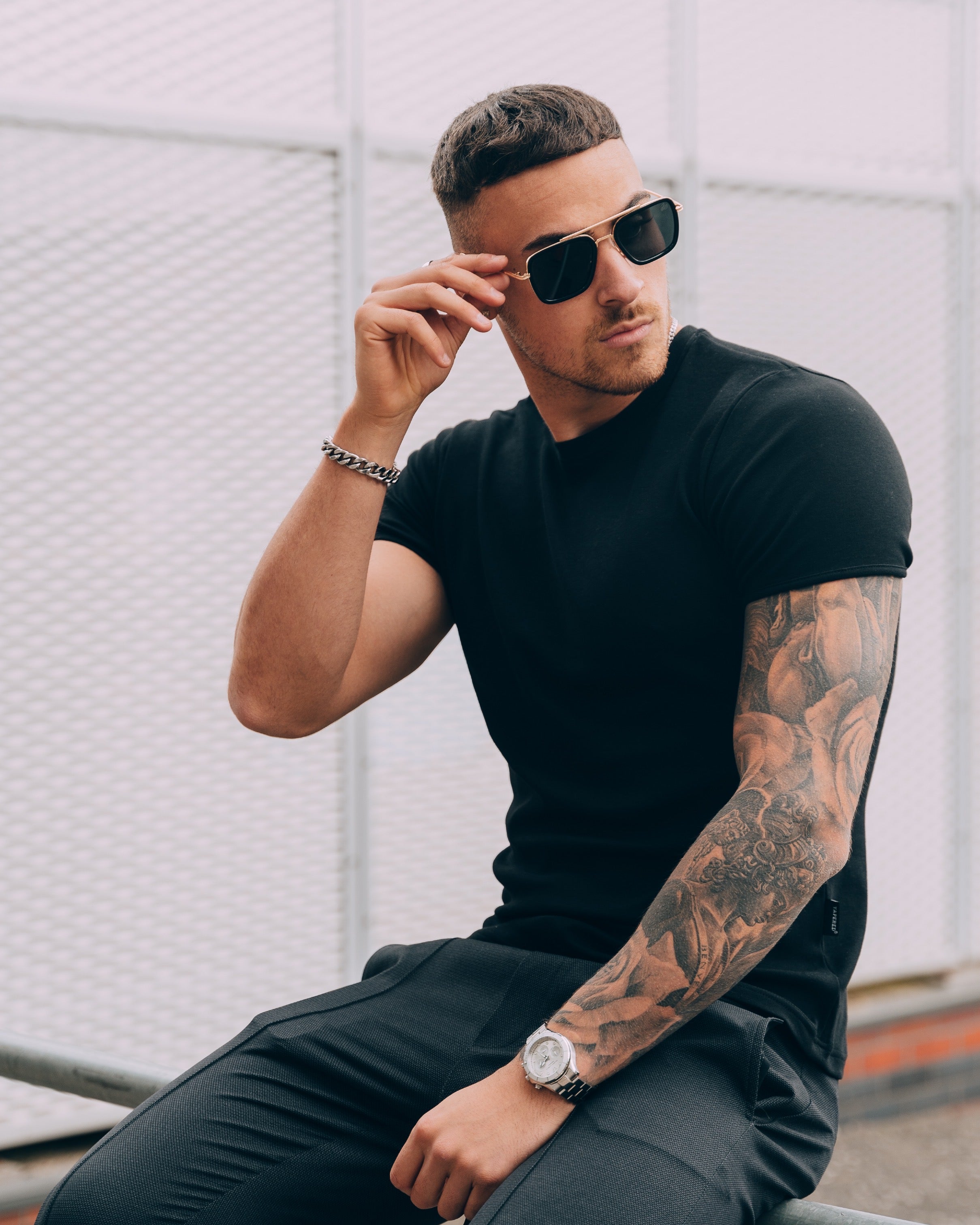 Black Vittorini Fit T-Shirt