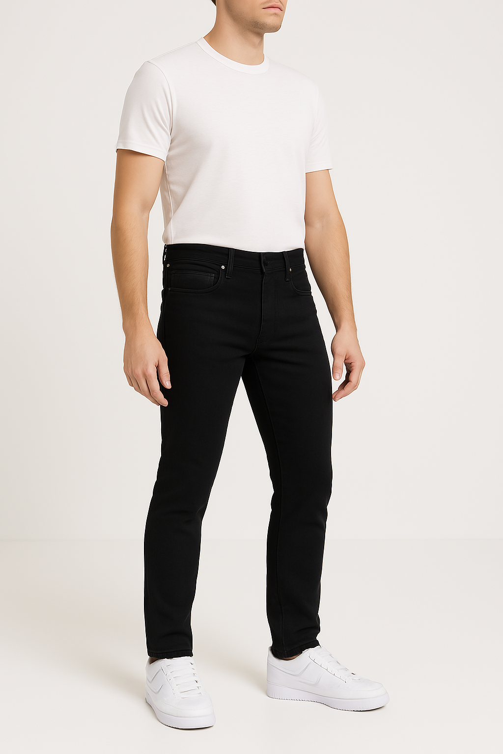 Black Vittorini Fit Jeans