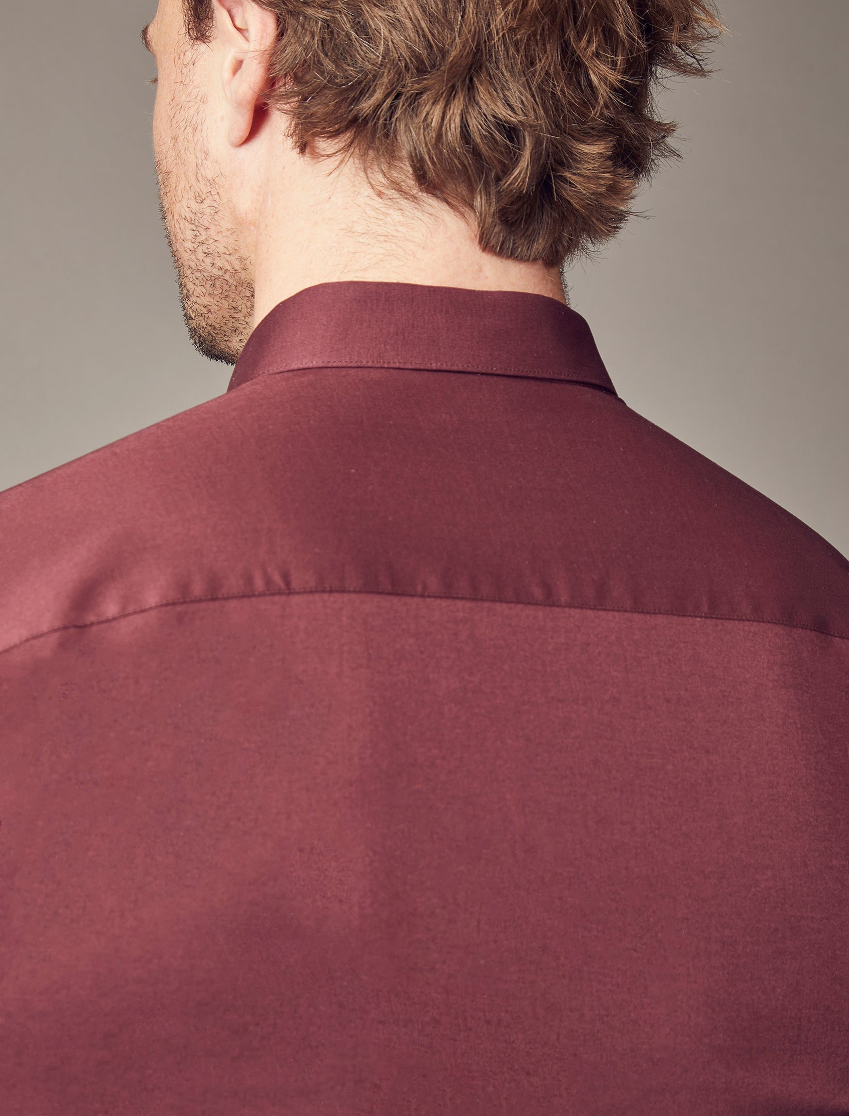 Burgundy Vittorini Fit Shirt