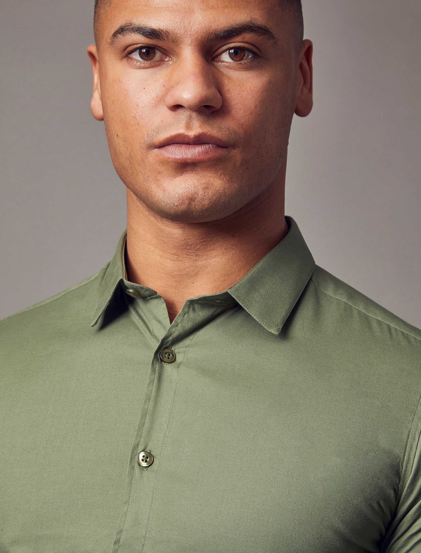 Olive Vittorini Fit Shirt