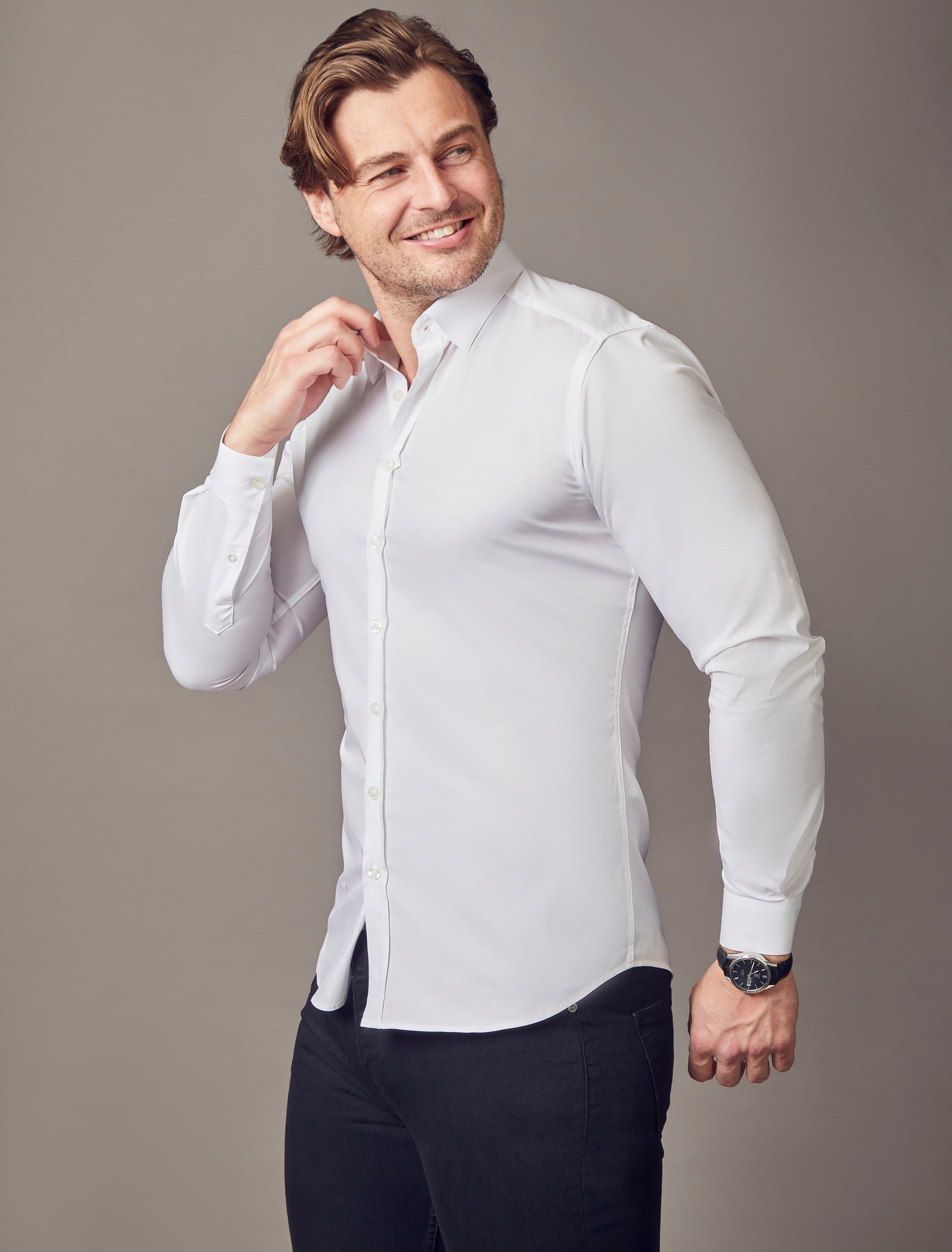White Vittorini Fit Shirt